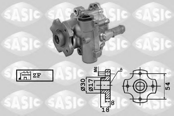 Гидравлический насос, рулевое управление SASIC 7070063