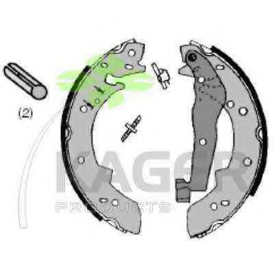 Комплект тормозных колодок KAGER 34-0295