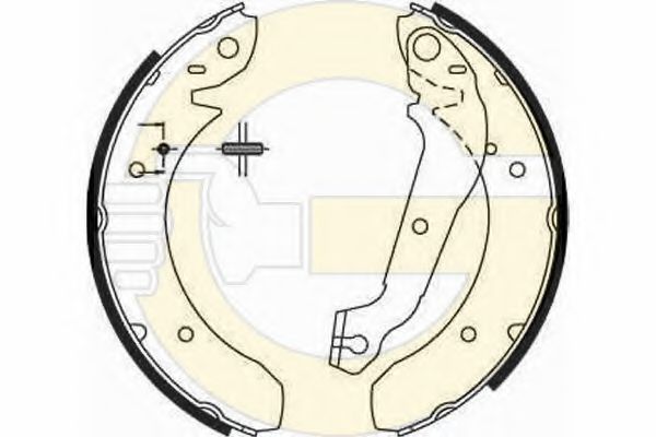Комплект тормозных колодок GIRLING 5161521