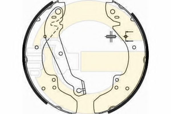 Комплект тормозных колодок GIRLING 5161671