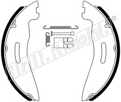 Комплект тормозных колодок fri.tech. 1053.007