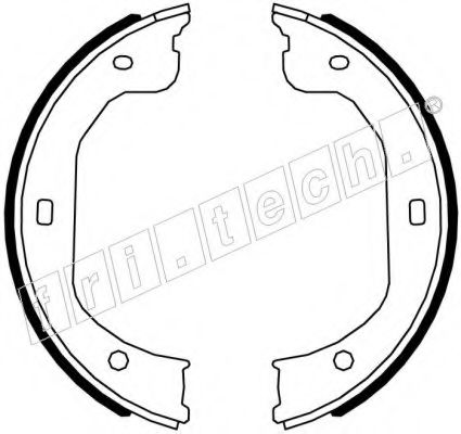 Комплект тормозных колодок fri.tech. 1049.174