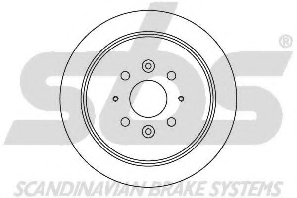Тормозной диск sbs 1815203521