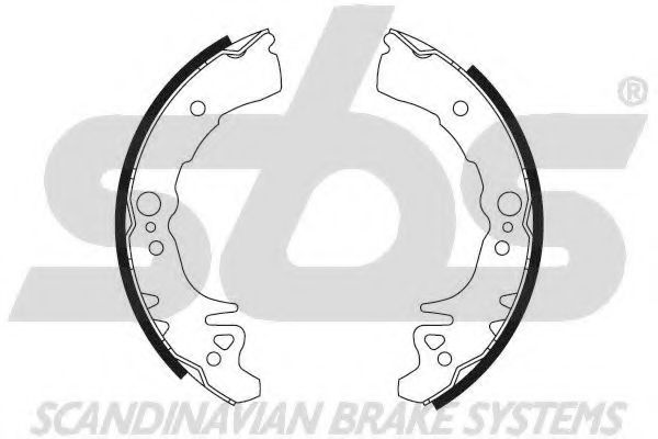 Комплект тормозных колодок sbs 18492751684