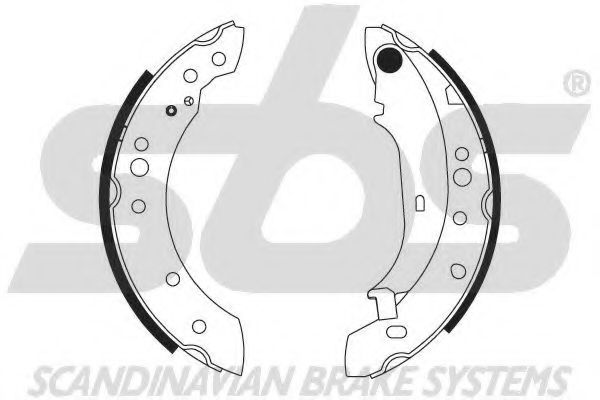 Комплект тормозных колодок sbs 18492737736