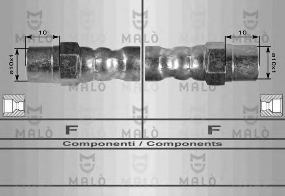 Тормозной шланг MALÒ 80241