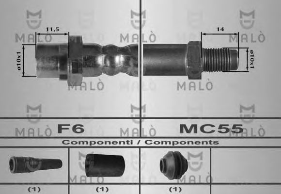 Тормозной шланг MALÒ 80281