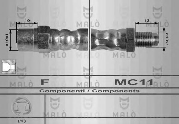 Тормозной шланг MALÒ 8226