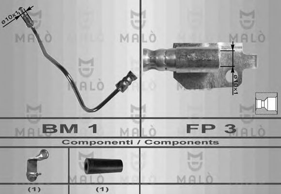 Тормозной шланг MALÒ 8601