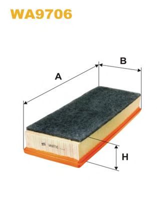 Воздушный фильтр WIX FILTERS WA9706