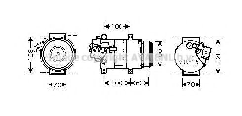 Компрессор, кондиционер PRASCO MSK404