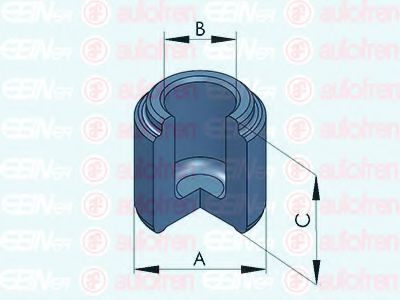 Поршень, корпус скобы тормоза AUTOFREN SEINSA D025284