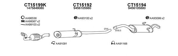 Система выпуска ОГ VENEPORTE 250198