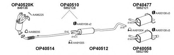 Система выпуска ОГ VENEPORTE 400111