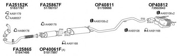 Система выпуска ОГ VENEPORTE 250493