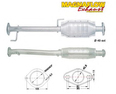 Катализатор MAGNAFLOW 87612