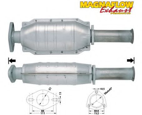 Катализатор MAGNAFLOW 80012