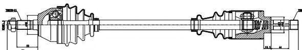 Приводной вал GSP 245111