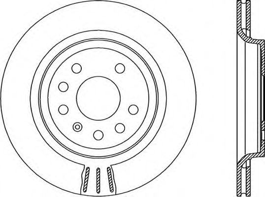 Тормозной диск OPEN PARTS BDR1992.20