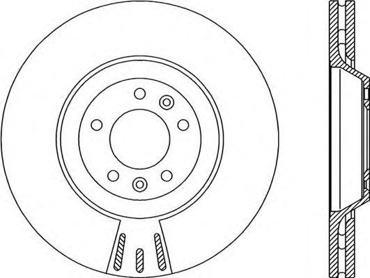 Тормозной диск OPEN PARTS BDR2159.20