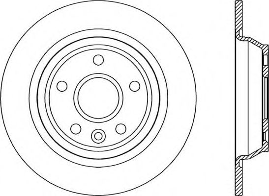 Тормозной диск OPEN PARTS BDR2303.10