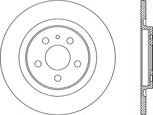 Тормозной диск OPEN PARTS BDR2327.10