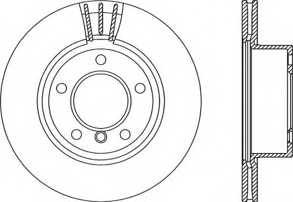 Тормозной диск OPEN PARTS BDR2329.20