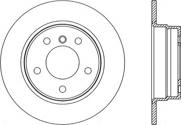 Тормозной диск OPEN PARTS BDR2333.10