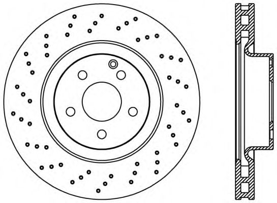 Тормозной диск OPEN PARTS BDR2373.25