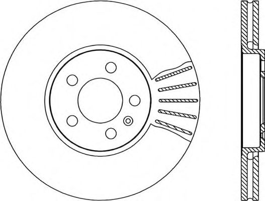 Тормозной диск OPEN PARTS BDA1667.20