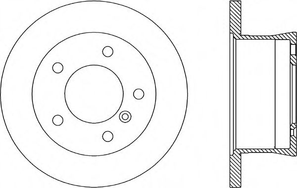 Тормозной диск OPEN PARTS BDA1785.10