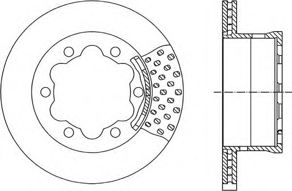 Тормозной диск OPEN PARTS BDA1786.20