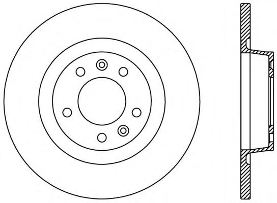 Тормозной диск OPEN PARTS BDA2382.10