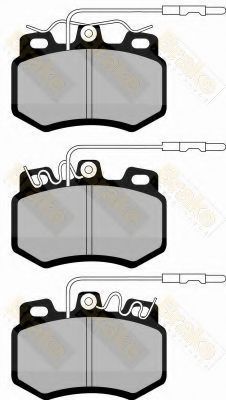 Комплект тормозных колодок, дисковый тормоз Brake ENGINEERING PA439