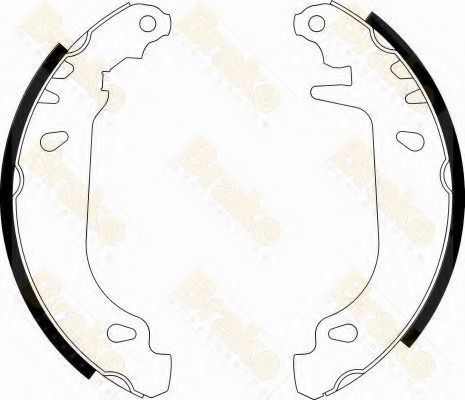 Комплект тормозных колодок Brake ENGINEERING SH1211