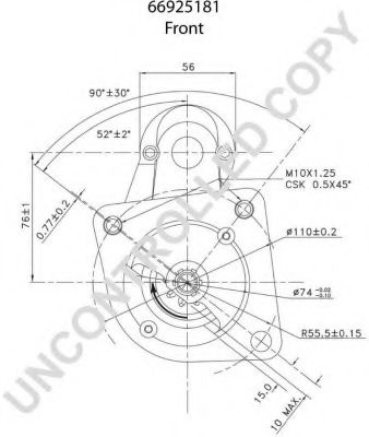 Стартер PRESTOLITE ELECTRIC 66925181