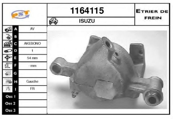 Тормозной суппорт BUDWEG CALIPER 341214