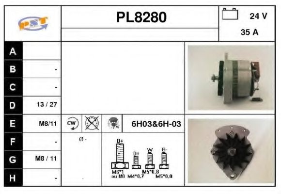 Генератор PRESTOLITE ELECTRIC 110062