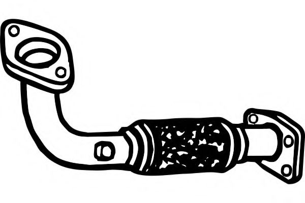 Труба выхлопного газа FENNO 2741