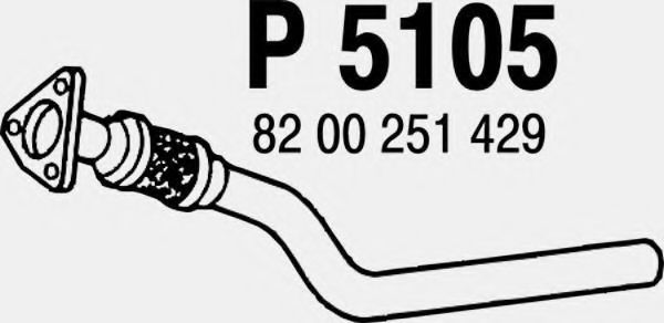 Труба выхлопного газа FENNO P5105