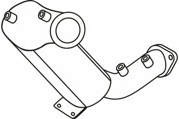 Сажевый / частичный фильтр, система выхлопа ОГ FENNO P9964DPF