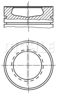 Поршень PERFECT CIRCLE 56 09008 0
