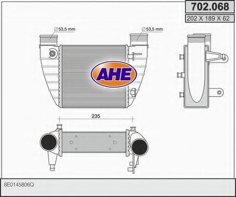 Интеркулер AHE 702.068