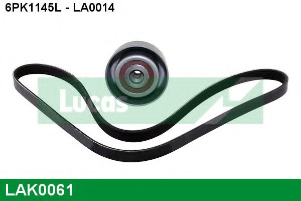 Поликлиновой ременный комплект LUCAS ENGINE DRIVE LAK0061