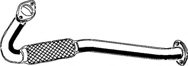 Труба выхлопного газа ASMET 28005