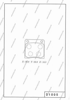 Комплект тормозных колодок, дисковый тормоз NPS FBP1488