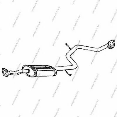 Система выпуска ОГ NPS K430A11