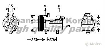 Компрессор, кондиционер ASHUKI K550-05