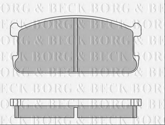 Тормозной диск BORG & BECK BBD5335