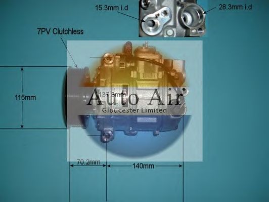 Компрессор, кондиционер AUTO AIR GLOUCESTER 14-7005